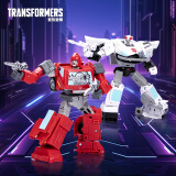 变形金刚（TRANSFORMERS）儿童男孩玩具车模型手办电影SS86铁皮、警车双人物装F7129