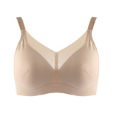 雪伦术后义乳专用文胸假乳房硅胶假胸透气光面胸罩内衣2105 裸肤色 80B