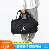 Jordan耐克NIKE 中性 单肩包桶包JORDAN休闲包 FB1757-011正黑色中号