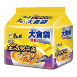 康师傅方便面整箱批发泡面袋装大食袋大面饼红烧牛肉混搭夜宵速食食品 大食袋-金汤肥牛5袋' 五连包