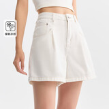 森马牛仔裤女简约时尚A字裤ins潮夏季凉感短裤休闲风109324122005