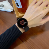 vivo手机通用watch gt5智能运动手环女蓝牙电话微信提醒支付心率血氧睡眠监测情人节礼物计步手表 黑色