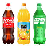 可口可乐（Coca-Cola）可乐汽水 碳酸饮料1.25L 2L 雪碧 芬达橙味大瓶装 【可乐+雪碧+果粒橙】1.25L*3瓶