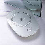 法岚仕邦  圣诞节礼物暖暖杯55度恒温杯垫自动加热垫热牛奶温奶器水杯垫保温碟中秋送礼礼盒 奶白色重力恒温杯垫