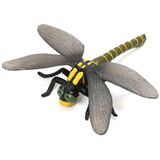 玛奇乐（MECHILE）仿真昆虫动物模型玩具蝉凤尾蝶蜻蜓螳螂苍蝇蟑螂蜈蚣宝宝认知启蒙 蜻蜓