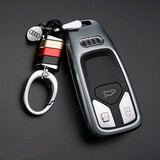 热鹰适用奥迪钥匙套新A4L A5 Q5L老Q7 TTS高档车钥匙壳扣包个性保护套