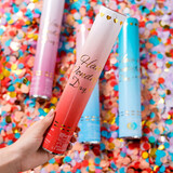 青苇 手持礼炮礼花筒28cm4根儿童生日派对校庆活动开业剪彩氛围道具