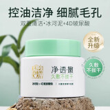 百雀羚（PECHOIN）清洁泥膜 水嫩柔滑精华泥膜 细腻毛孔控油洁净深层保湿护肤品女 水嫩柔滑精华泥膜110g