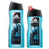 阿迪达斯男士冰点激情活力沐浴露清凉舒爽留香 冰点沐浴露400ml送250ml