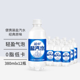 延中 经典原味盐汽水 饮料 380ml*12瓶 整箱