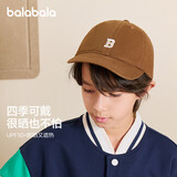 巴拉巴拉儿童帽子男女童棒球帽遮阳帽儿童洋气鸭舌帽潮2024款208924160209