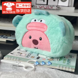 小海狸loopy笔袋毛绒变装日系可爱卡通文具袋大容量小学生文具收纳盒化妆包女 小丑鱼海狸笔袋