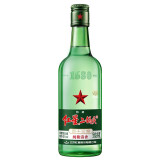 红星白酒 绿瓶清香型 纯粮酒固态发酵 高度口粮酒 北京怀柔总厂 43度 250mL 1瓶