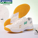 尤尼克斯（YONEX）羽毛球鞋耐磨减震防滑舒适比赛训练SHB220CR米白38码