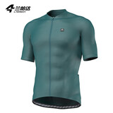 兰帕达短袖骑行服夏季男款速干上衣套装公路自行车山地车衣服运动唤醒 【上衣】绿色 L