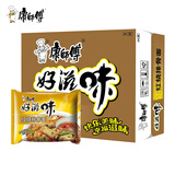 康师傅方便面 好滋味系列泡面袋装一整箱装 速食宵夜 【整箱】红烧排骨面91g*24袋