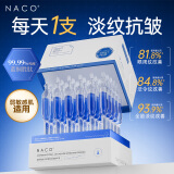 NACO蓝铜胜肽淡纹紧致次抛精华液 抗皱提拉紧致淡化细纹护肤品送妈妈 【专攻顽固纹】1盒到手30支