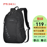 米熙mixi休闲运动双肩包女大容量旅行背包14英寸电脑包M5005-20吋黑色