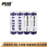 雷摄（LEISE） 充电电池 5号AA2100毫安高容量充电套装 适用：儿童玩具，麦克风