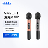 Vidda  海信 欧洲杯 麦克风 VM7G-T 海信电视 Vidda电视定制 天籁K歌 无线麦克风 家庭KTV 双支套装