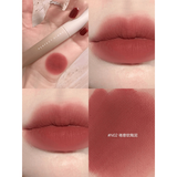 完美日记（PERFECT DIARY）至臻柔色丝绒唇釉红梨天鹅绒口红绵柔绒雾软陶唇泥唇膏礼物送女友 绵柔绒#N02 砖红棕色