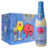 粉象（Delirium）浅粉象啤酒 330ml*24瓶 精酿啤酒 比利时进口 整箱装