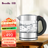 铂富（Breville） BKE395 家用电水壶 电热水壶  进口玻璃材质水壶 1L烧水壶电热壶 1L