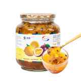 全南 韩国进口 柠檬百香果饮品母亲节礼物1kg 蜜炼维c 冲调早餐 果酱冲泡