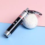 新术激光笔逗猫逗狗玩具户外售楼激光灯三合一红外线LED灯手电验钞灯 黑色（配3颗电池）