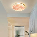 大观园（DGY）智能护眼灯月球吸顶灯简约卧室书房灯家居阳台过道走廊玄关灯125O 9900-33cm-三色-过道/阳台/玄关