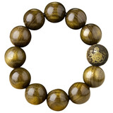 仙引金丝楠阴沉乌木男士手串文玩时尚女士送礼长辈父亲金 申猴款 20mmX12颗