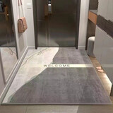 先邦可定制入户门地垫门垫轻奢门口门外玄关进户门脚垫垫子卧室家用 简约05-竖版 定制请联系客服【60/平 不退换】