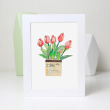 伊眸 实木小相框摆台挂墙画框装裱框相片照片框木框像框定制洗照片 白色 7寸摆台挂墙两用