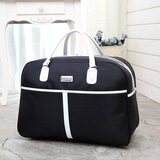 邦沛 旅行包大容量超大号旅行袋手提韩版短途牛津布健身包折叠户外休闲行李袋 黑色 大号