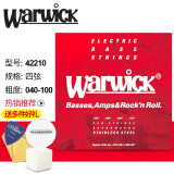 Warwick握威  电贝司弦 多款可选 贝斯贝司琴弦套弦 四弦42210（040-100）+多件礼