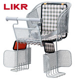 永久自行车儿童座椅LIKR联名款电动车小孩后座椅子带娃宝宝安全坐凳子 儿童座椅-格调黄