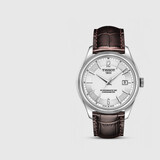 天梭（TISSOT）【新年礼物】 瑞士手表 新宝环系列1853硅游丝机械时尚休闲男表 银盘皮带T108.408.16.037.00