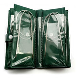 睿爸手工编织工具套装不锈钢毛衣针织毛线双尖棒针打毛衣签子全套钢针 环形针80cm