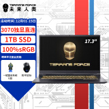 未来人类（Terrans Force）T7 英特尔酷睿i7 17.3英寸游戏本 笔记本电脑(i7-11800H 32G 1T PCIe SSD RTX3070独显直连 300Hz 100%sRGB)