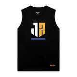 GHOSTDUNK莫兰特篮球背心街头潮牌宽松美式训练服运动健身坎肩无袖T恤定制 黑色 L