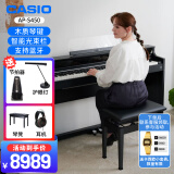 卡西欧（CASIO）aps450BK电钢琴黑色立式重锤88键初学家用专业考级演奏