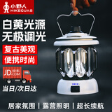 小野人复古露营灯照明灯帐篷氛围灯户外野营手提挂灯LED超长续航小马灯