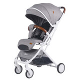 贝尔贝尔（bair）婴儿推车轻便儿童手推车折叠婴儿车拉杆式可坐可躺 琥珀灰 箱