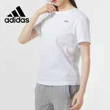 阿迪达斯 （adidas）女装春夏季棉质透气时尚潮流T恤 XL码