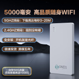 中科巨龙随身wifi无线网卡移动WiFi免插卡三网通不限速2024款车载旅行电脑办公便携无线wifi 商务版双频wifi6-（5000mAh电池）