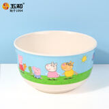 五和（WUHE）小猪佩奇儿童餐具儿童水杯宝宝餐盘分格儿童吃饭专用碗婴儿辅食碗 小猪佩奇圆碗