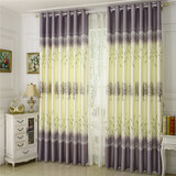 曦和阳光定制窗帘成品飘窗半遮光布帘卧室阳台窗帘印花布料长帘 咖色-婀娜多姿 宽3.5*高2.7-挂钩加工一片 片