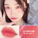 卡姿兰（Carslan）口红唇膏有色花卉彩色润唇膏女不脱色不沾杯防干裂保湿滋润显白 01淡粉山樱