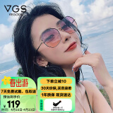 威古氏（VEGOOS）太阳镜女韩版街拍金属潮流防紫外线偏光驾驶开车墨镜女 SY8063