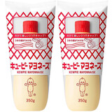 丘比日本进口蛋黄酱350g 美乃滋酱蔬菜水果沙拉酱汁汉堡寿司调味酱 两瓶装